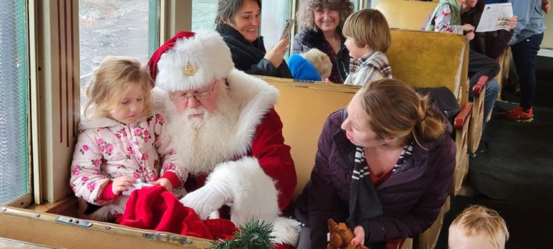 Coopersville Marne Santa Train