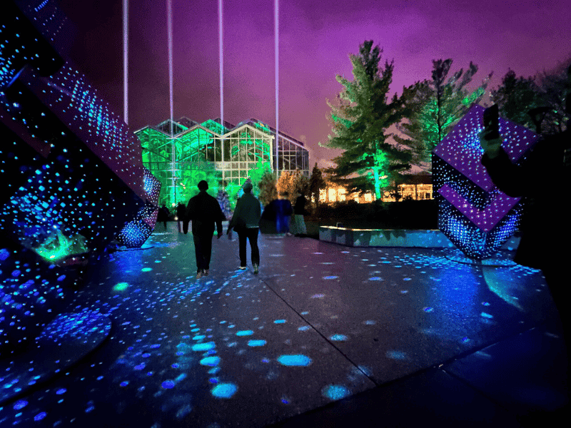 enlighten meijer gardens light show