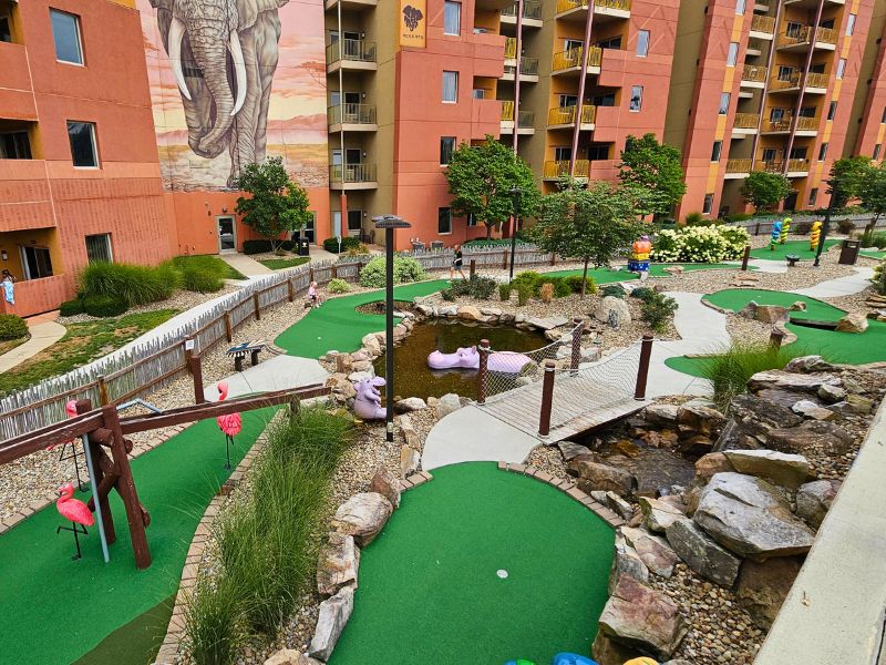 Mini Golf at Kalahari Water Park and Resort