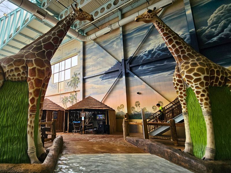 Kalahari Indoor Water Park Area