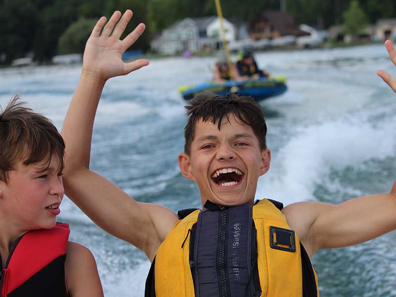 YMCA Camp Manitou-Lin - 2025 Summer Camp Guide - Boys Tubing