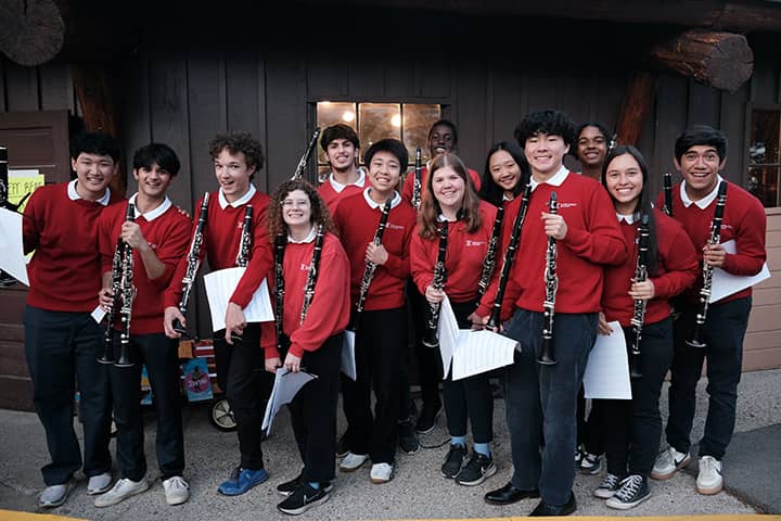 interlochen summer camp 2025 kids with clarinets