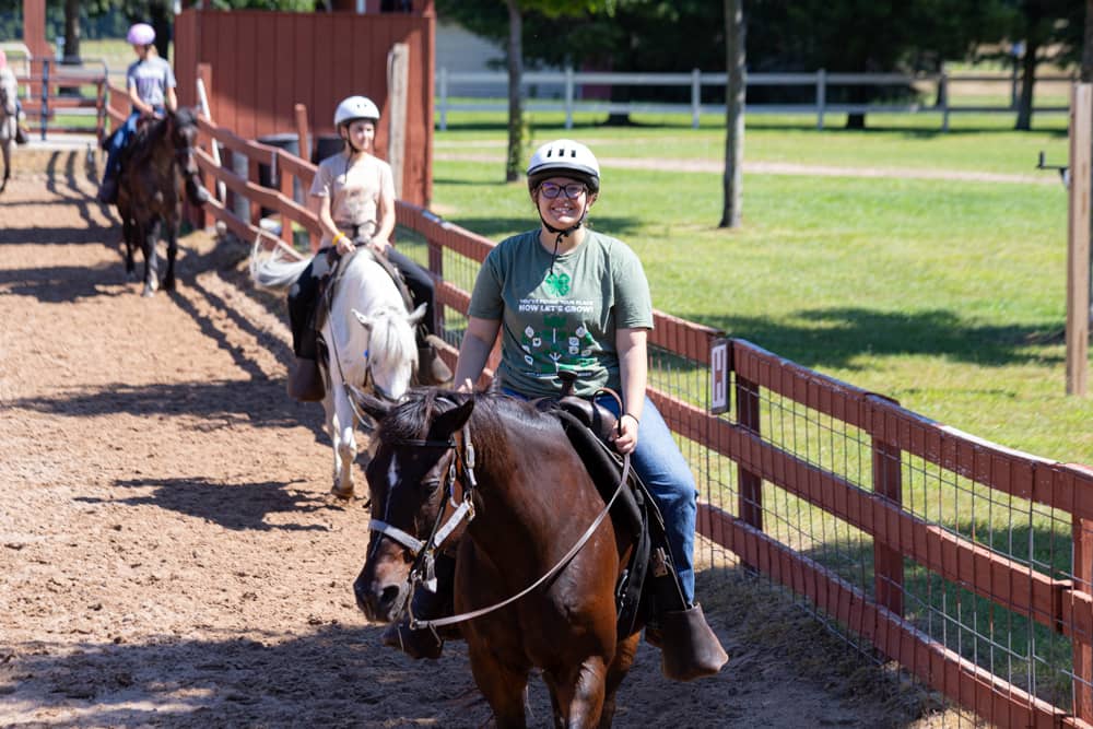 Grace Adventures - 2025 Summer Camp - Campers on Horses