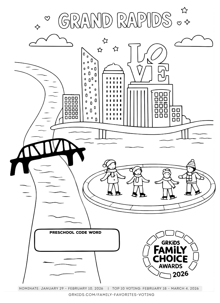 2026 GRKIDS Coloring Page