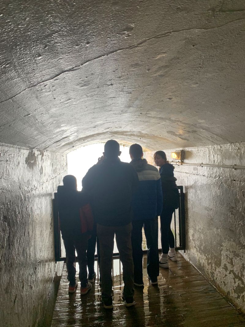 Niagara Falls Canada walking through tunnel Siemens