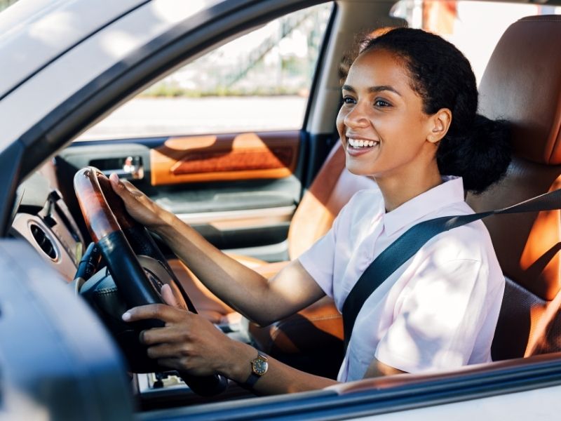 drivers training female teen driving 