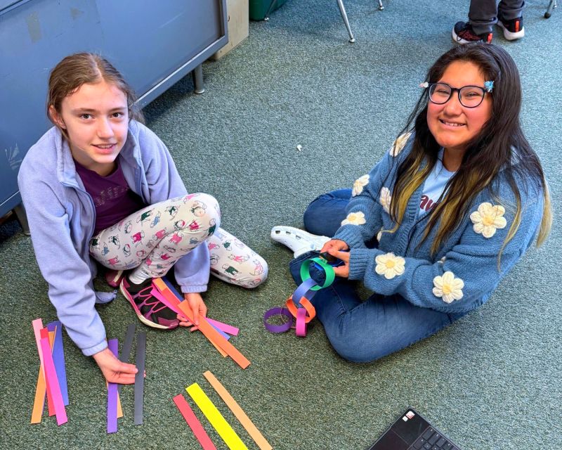 AnchorPoint Christian girls making paper chains