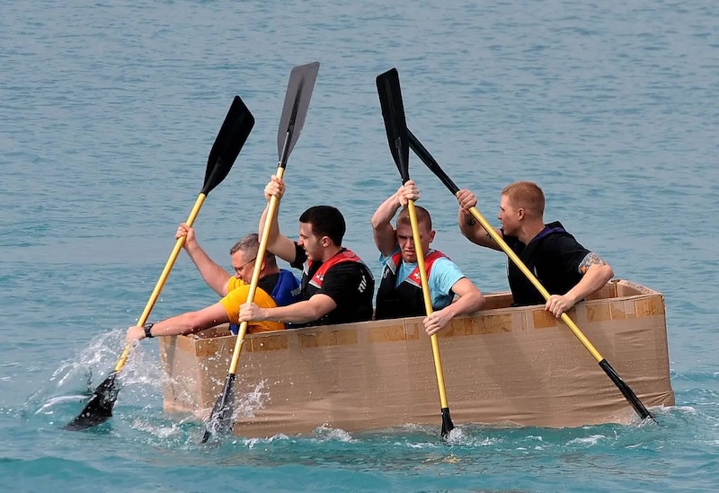 Cardboard Boat Race Coast Guard Fest Webpage