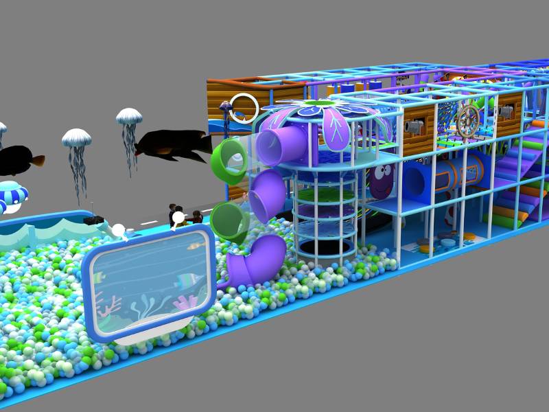 Mermaid Bay Kids Indoor Play
New kids indoor playground - underwater theme with pirates and mermaids