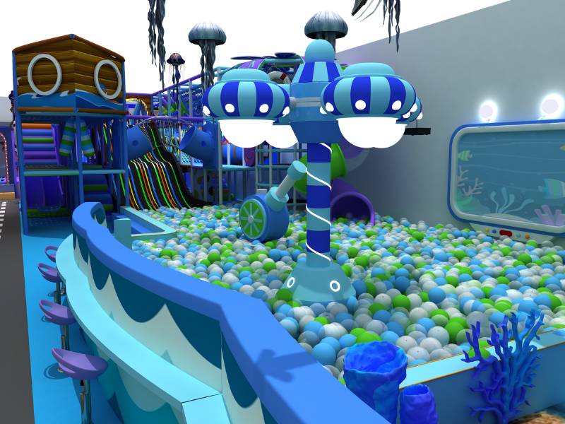 Mermaid Bay Indoor Play Rendering - opening August 2025