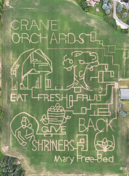 Crane Orchard Corn Maze 2025
