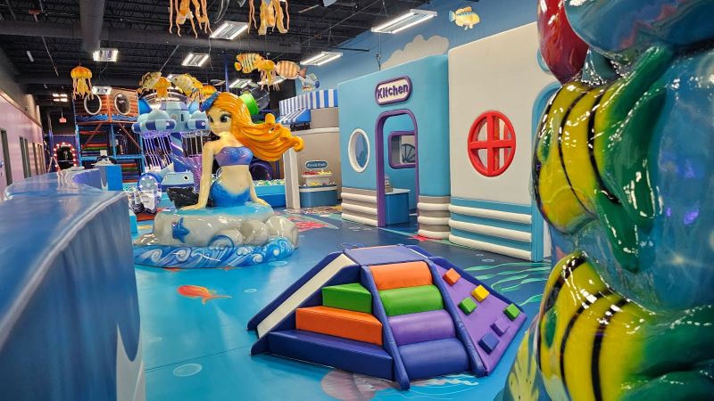 Mermaid Play Kids Indoor Play toddler play area Veriezma