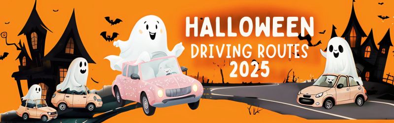 Halloween driving routes 2025