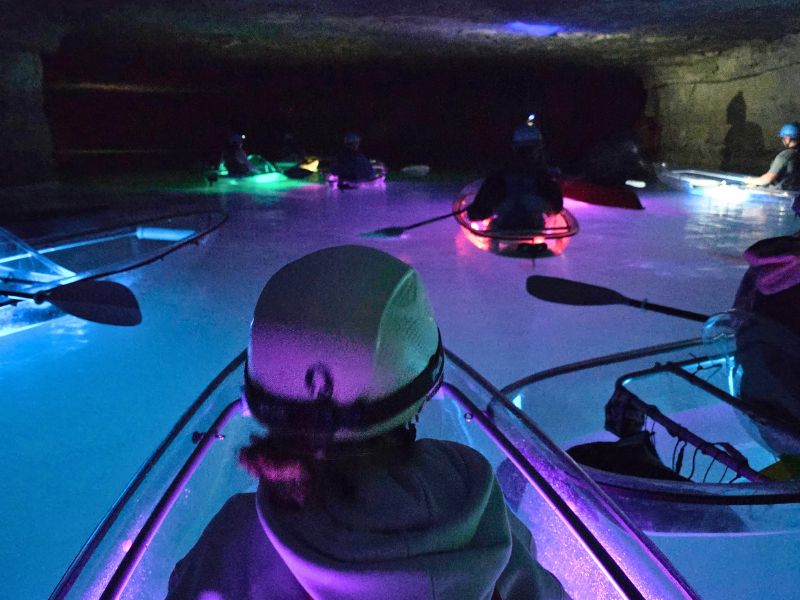Crystal Kayak SUP Glow Tour Red River Gorge Kentucky