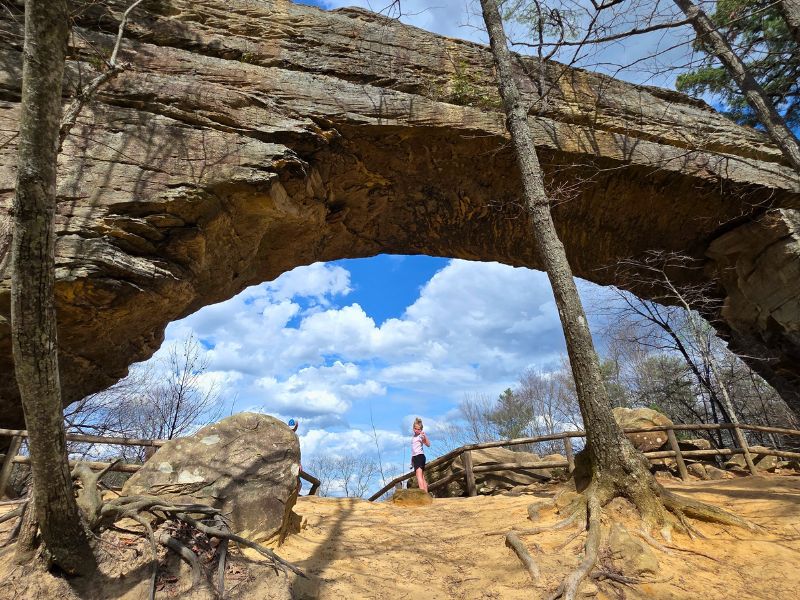 Underneath the Natural Bridge