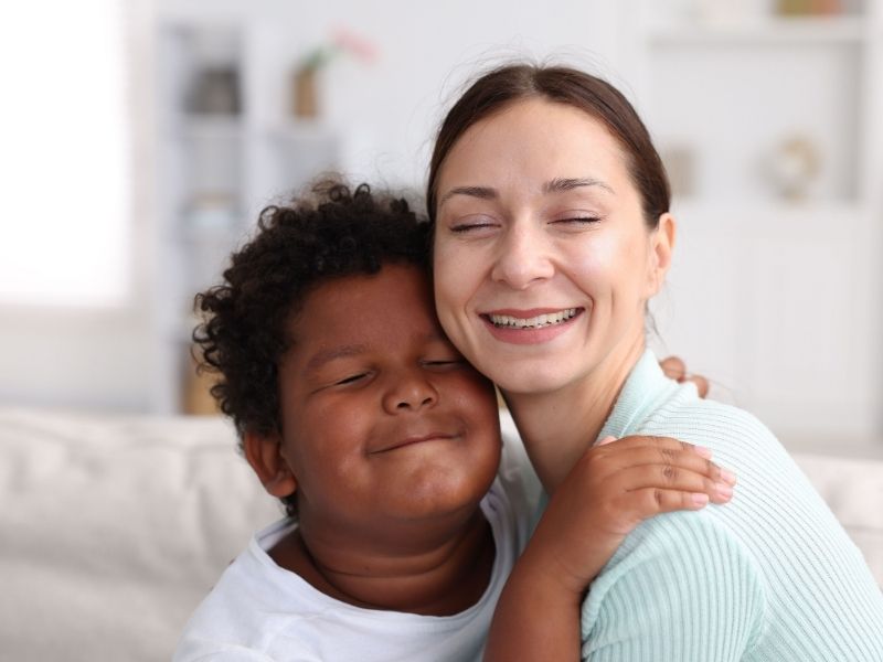 adoption foster care mom and son