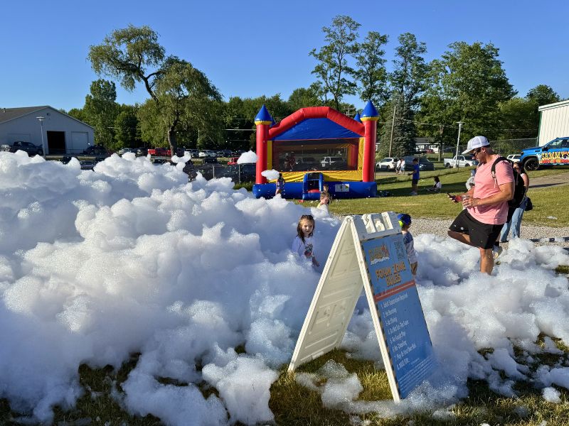 Kids Activities at Berlin Raceway - Foam Pit Party