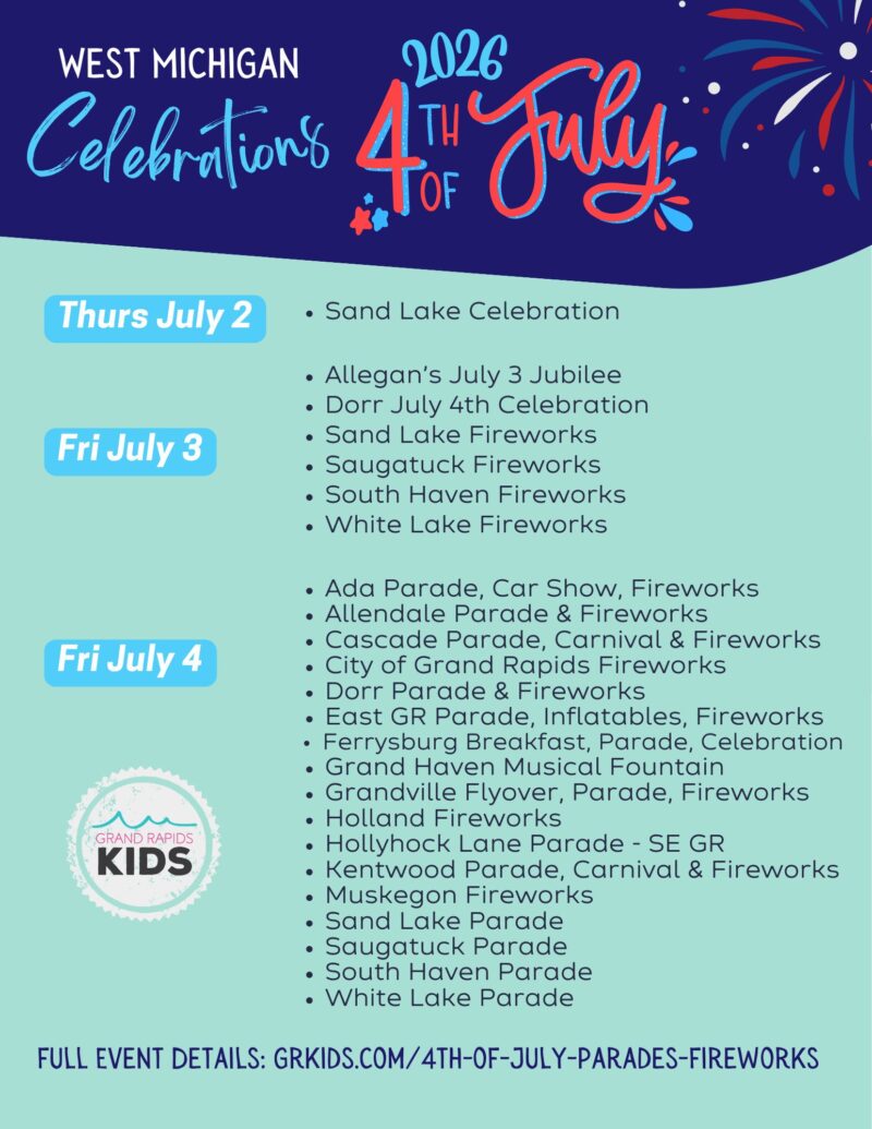 West Michigan 4th Of July Celebrations 2026